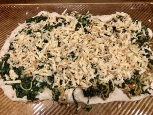 Kale, Leek & Gouda PIzza - Shredded Cheese